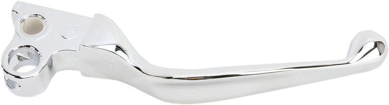 Drag Specialties Wide Blade Replacement Brake Lever - Standard, Aluminum, Each - Chrome for Harley-Davidson Touring, Softail, Sportster & Dyna 1982-1995