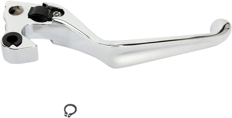 Drag Specialties Wide Blade Replacement Clutch Lever - Each, Aluminum, Standard - Chrome for Harley-Davidson Sportster 2014-2022