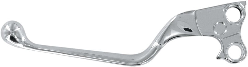 Drag Specialties Wide Blade Replacement Clutch Lever - Standard, Aluminum, Each - Chrome for Harley-Davidson Touring, Softail, Sportster & Dyna 1996-2003