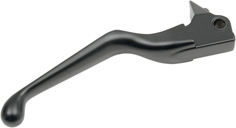 Drag Specialties Wide Blade Replacement Brake Lever - Standard, Aluminum, Each - Black / Matte for Harley-Davidson Sportster 2004-2013