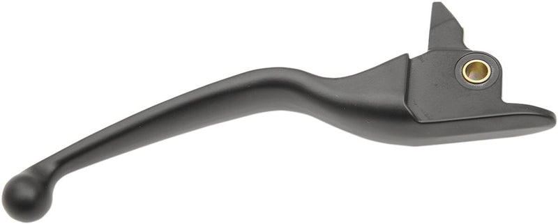 Drag Specialties Wide Blade Replacement Brake Lever - Standard, Each, Aluminum - Black / Matte for Harley-Davidson Touring & Trike 2014-2016