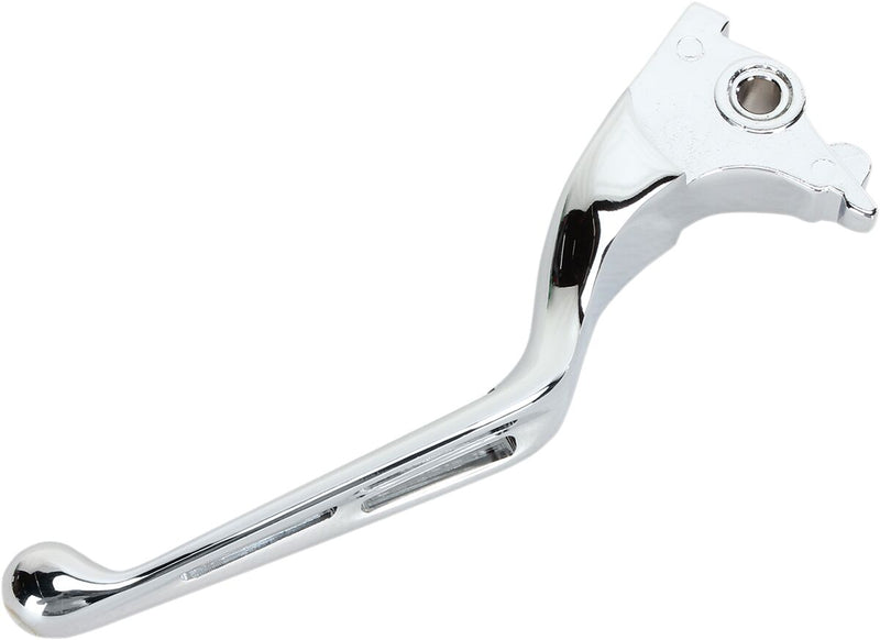 Drag Specialties Slotted Wide Blade Replacement Brake Lever - Aluminum, Each - Chrome for Harley-Davidson Sportster 2014-2022