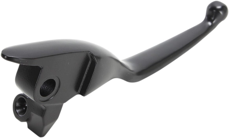 Drag Specialties Wide Blade Replacement Brake Lever - Aluminum, Each, Standard - Black / Matte for Harley-Davidson Touring & Trike 2017-2024