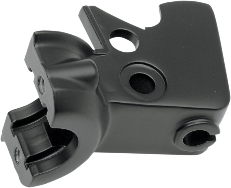 Drag Specialties Clutch Lever Bracket - Aluminum, Each, Clutch /  Perch - Black / Matte for Harley-Davidson Touring, Softail, Dyna & FXR 1984-1995