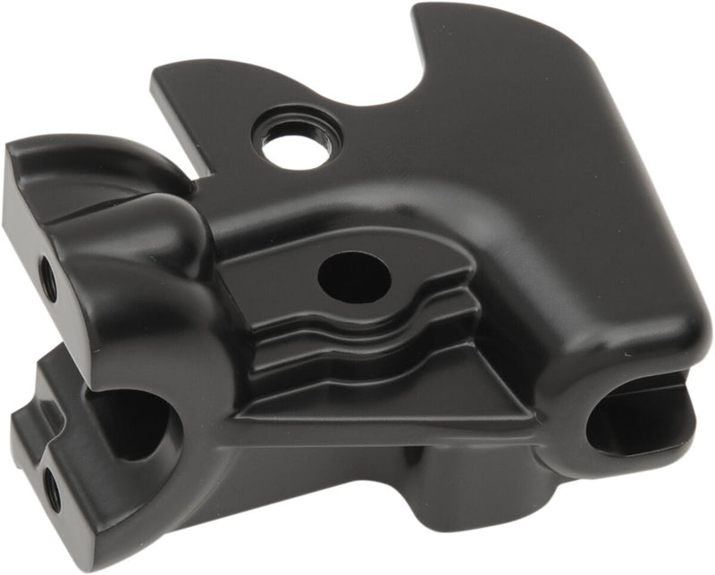 Drag Specialties Clutch Lever Bracket - Aluminum, Clutch /  Perch, Each - Black / Matte for Harley-Davidson Sportster 2014-2022