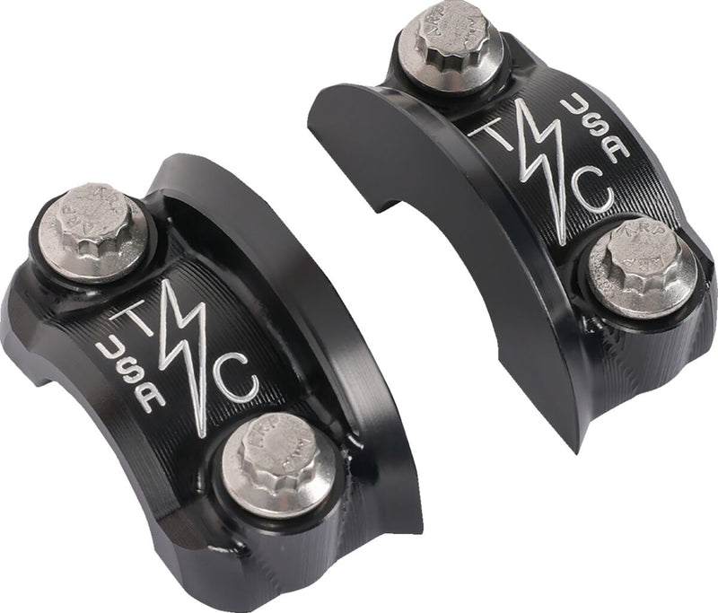 Speedway Perch Clamp Black| Chrome| Polished Fitment Harley-Davidson #TSC-2803-4