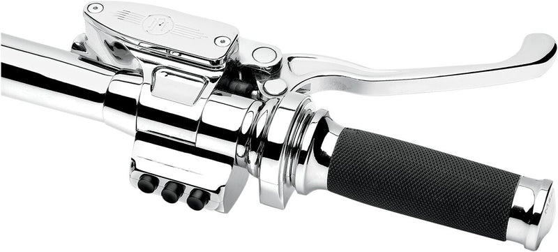 Contour Billet Handlebar Switch Dyna,
Softail,
Classic,
Sportster,
Touring
