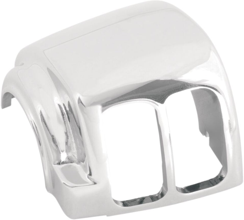 Drag Specialties Handlebar Switch Housing Kit - Each, Aluminum - Chrome for Harley-Davidson Touring, Softail, Dyna & Trike 1996-2015