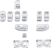 Drag Specialties Switch Cap Kit Fits Harley-Davidson Touring, Trike Models 2015-2024 Silver Fitment Harley-Davidson #H18-0356CO-C