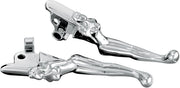 Kuryakyn Silhouette Levers In Chrome For Harley-Davidson 1996-2017 Cable Clutch Motorcycles #KUR1049