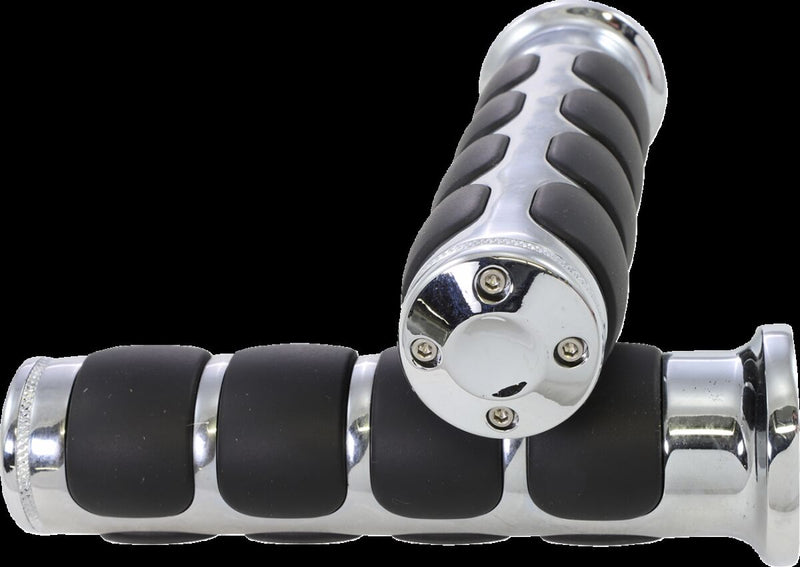 ISO®-Grips Black| Chrome #KUR6180