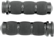 Avon Performance Air Cushioned Grips In Black For 2008-2024 Harley-Davidson E-Throttle Models & Road King Special/Trike