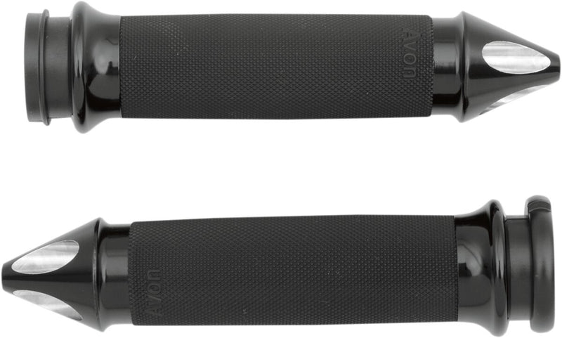 Avon Grips Custom Spike Throttle-By-Wire In Black Anodised #CC-86-ANO-SP-FL