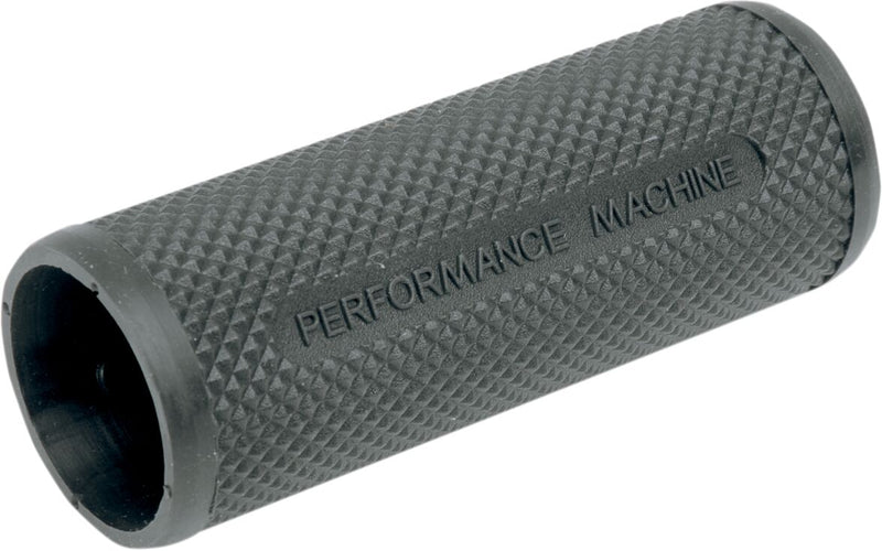 Performance Machine Replacement Custom Rubber Grip - Apex /  Elite /  Merc /  XLS, Diamond Knurled /  No Waffle /  Sleeve, Each - Black / Flat