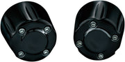 Kuryakyn Grip End Weights In Gloss Black #KUR6339