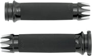 Excalibur Custom Grips Dyna, Softail, Touring, Trike Anodised| Black