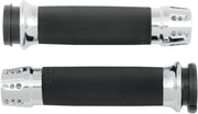 Gatlin Custom Grips Dyna, Softail, Sportster, Touring, Trike Black| Chrome