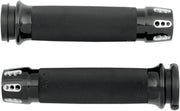Gatlin Custom Grips Dyna, Softail, Touring, Trike Anodised| Black