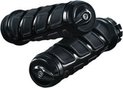 Kuryakyn Kinetic Grips In Gloss Black For 1974-2023 Harley-Davidson Single And Dual Throttle Cable Models #KUR6351