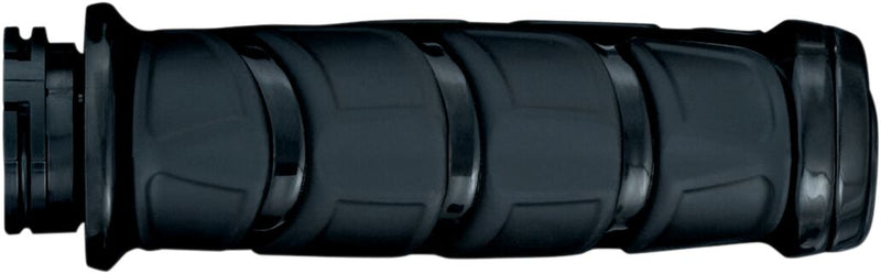 Kuryakyn Kinetic Grips In Gloss Black For 1974-2023 Harley-Davidson Single And Dual Throttle Cable Models #KUR6351