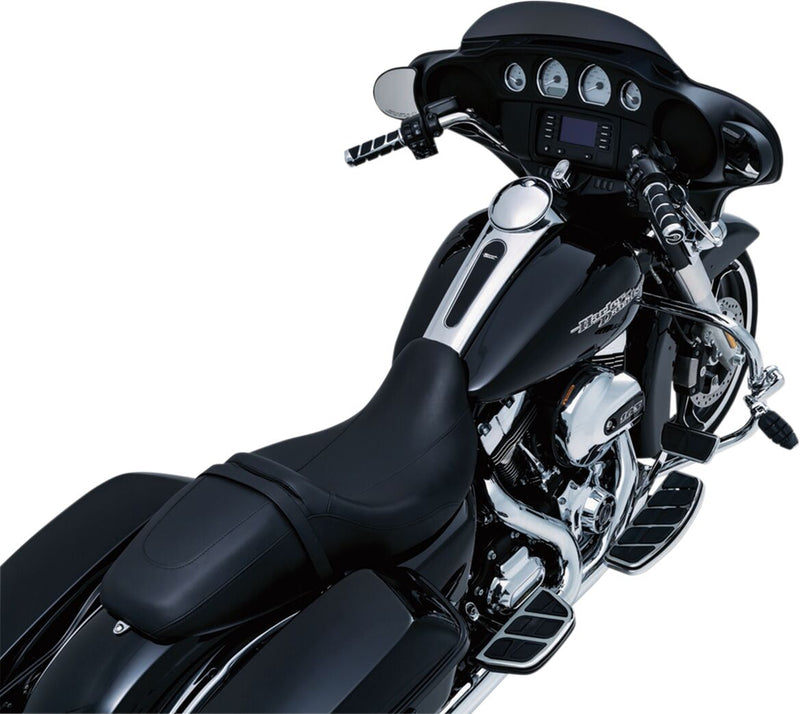 Kuryakyn Kinetic Grips In Chrome For For 2008-2024 Harley-Davidson E-Throttle Models & Road King Special/Trike Black| Chrome #KUR6352