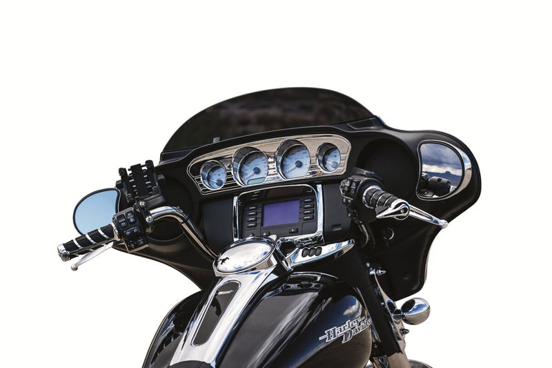 Kuryakyn Kinetic Grips In Chrome For For 2008-2024 Harley-Davidson E-Throttle Models & Road King Special/Trike