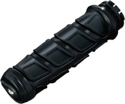Kuryakyn Kinetic™ Grips Black Gloss Aluminium Rubber Pair #KUR6376