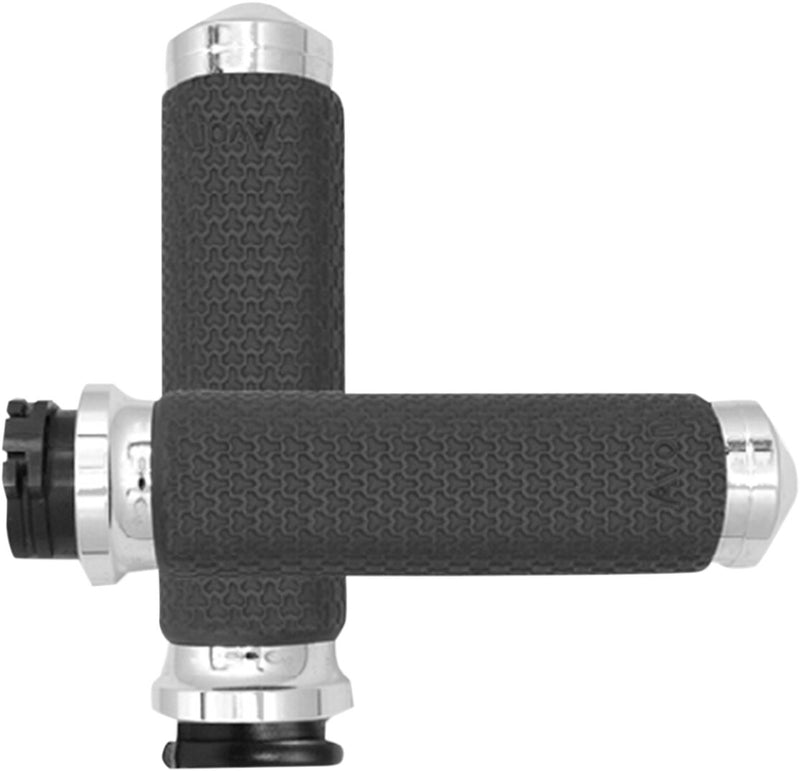 Avon Grips Vibration Dampening Memory Foam Grips - Pair, Aluminum /  Composite, Cable /  Closed End /  No Flange /  No Waff for Harley-Davidson Touring, Softail, Sportster & Dyna 1