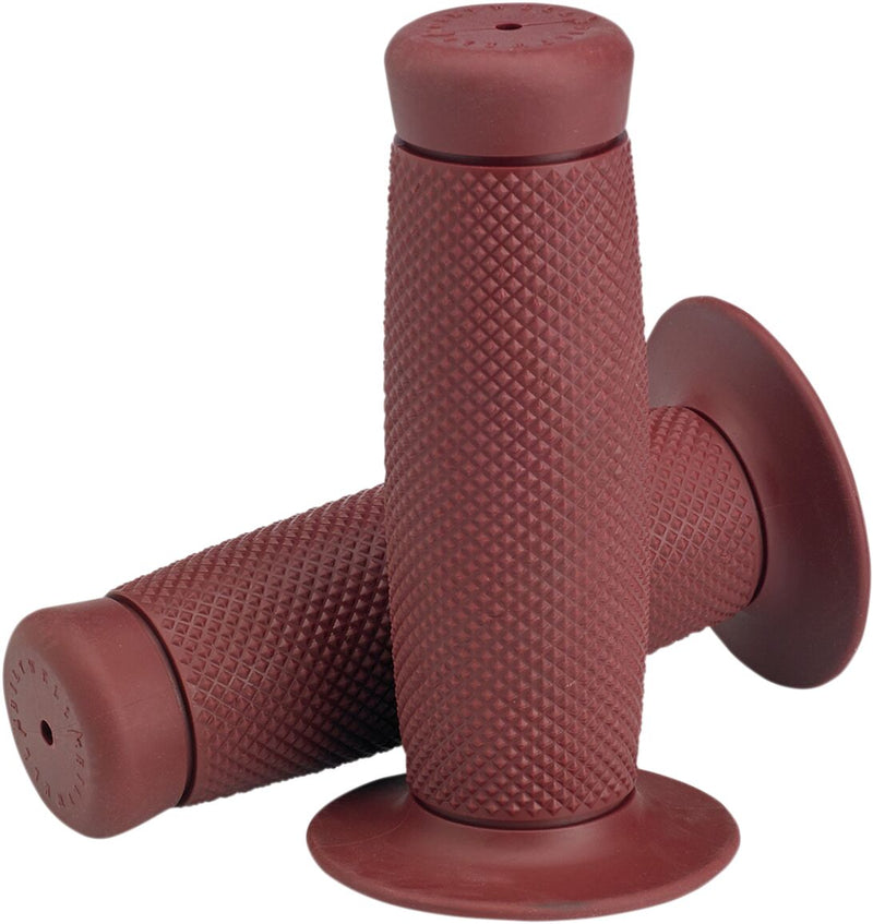 Biltwell 1 Inch Renegade TPV Grips in Oxblood