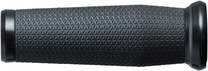 Kuryakyn Thresher Grips For Indian 2014-2017 Chief Classic, Chieftain, Dark Horse, Springfield & Vintage In Black #KUR5945