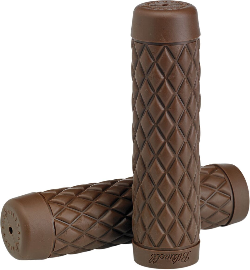 Biltwell 7/8 Inch Torker TPV Grips in Chocolate