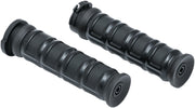 Kuryakyn Dillinger Grips in Stain Black For 1974-2023 Harley-Davidson Single And Dual Throttle Cable Models