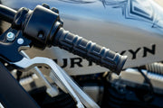 Kuryakyn Dillinger Grips in Stain Black For 1974-2023 Harley-Davidson Single And Dual Throttle Cable Models #KUR6673