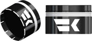 Khrome Werks Black Tracer Tipped Custom Contour Grips for Various Various Harley-Davidson Motorcycles (See Fitment List)