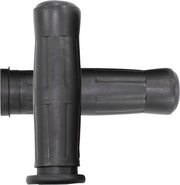 Avon Old School Coke Bottle Look Grips Black For 2008-2024 Harley-Davidson E-Throttle Models & Road King Special/Trike