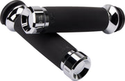 Khrome Werks Chrome Klassic Grips for TBW for Various Various Harley-Davidson Motorcycles (See Fitment List)