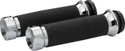 Khrome Werks Chrome Klassic Grips for Various Various Harley-Davidson Motorcycles (See Fitment List)