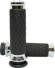 Diamond Contour Grips Dyna,
Softail,
Touring,
Trike