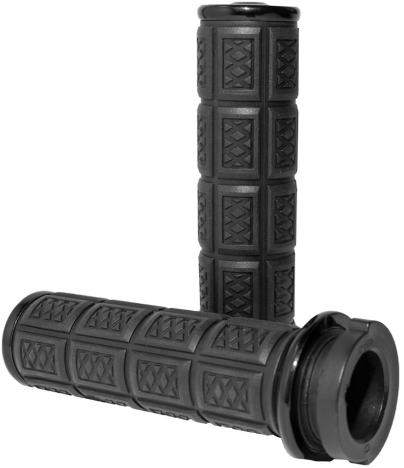 Kuryakyn GRIPS - ENYGMA Black Rubber Pair