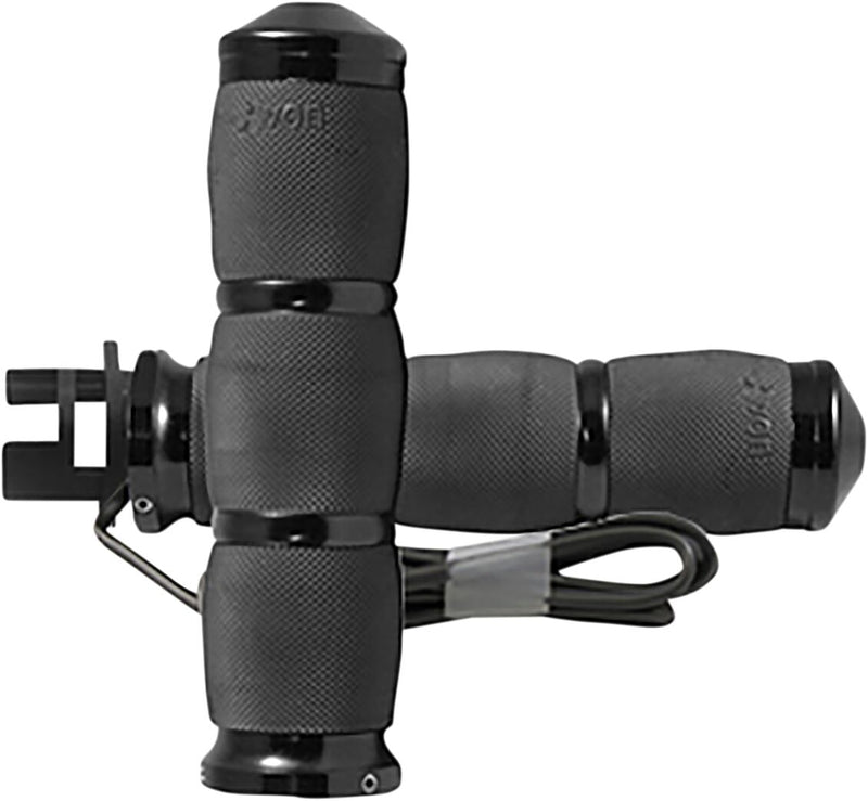 Avon Heated Aircushion Black Anodised Grips For Indian 2014-2017 Chieftain Models