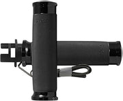 Avon Custom Contour Heated Grips In Black Anodised For Indian 2014-2017 Chieftain Models