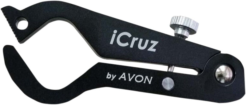 Avon Grips Icruz Throttle Lock - Each, Aluminum /  Billet Aluminum, Twist Throttle - Anodized / Black