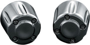 Kuryakyn Grip End Weights In Chrome Silver #KUR6238