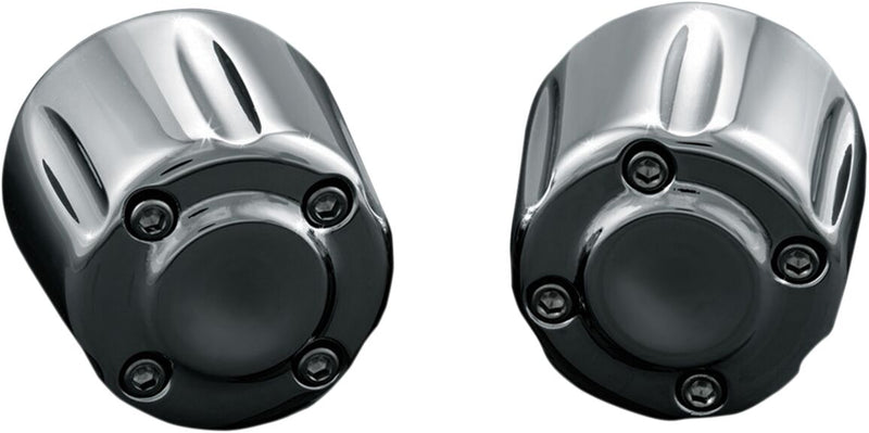 Kuryakyn Grip End Weights In Chrome Silver #KUR6238