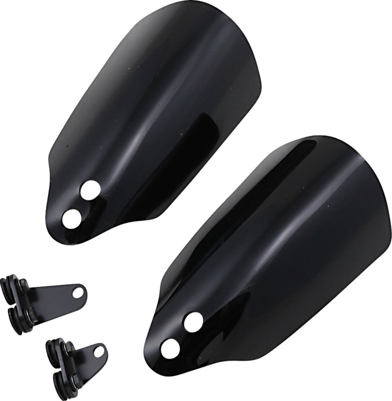 Memphis Shades Black Opaque Handguards for Various Various Harley-Davidson Motorcycles (See Fitment List) Black| Gloss #MEB7215