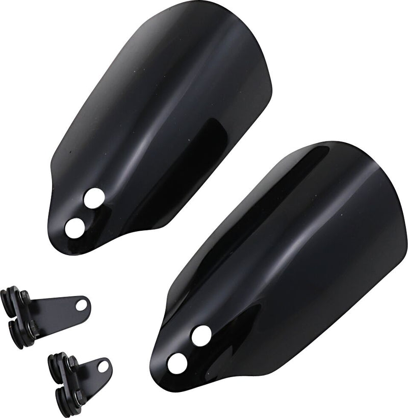 Memphis Shades Black Opaque Handguards for Various Various Harley-Davidson Motorcycles (See Fitment List) Black| Gloss #MEB7215