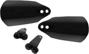 Memphis Shades Black Opaque Handguards for 2008-2016 Harley-Davidson Road King Motorcycles Black| Gloss