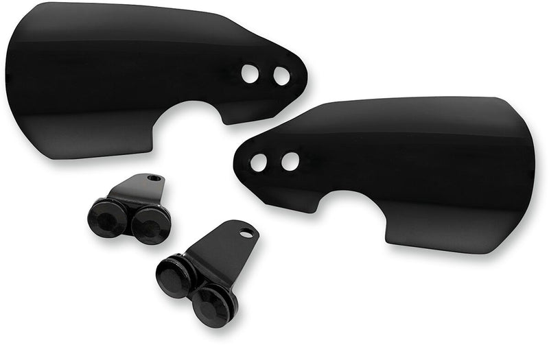 Memphis Shades Black Opaque Handguards with Cut-Outs for Low Profile Turn Signals for Various Various Harley-Davidson Motorcycles (See Fitment List) Black| Gloss Fitment Harley-Davidson #MEB7219