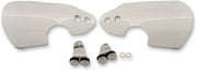 Memphis Shades Ghost Handguards with Cut-Outs for Low Profile Turn Signals for Various Various Harley-Davidson Motorcycles (See Fitment List) Gloss| White