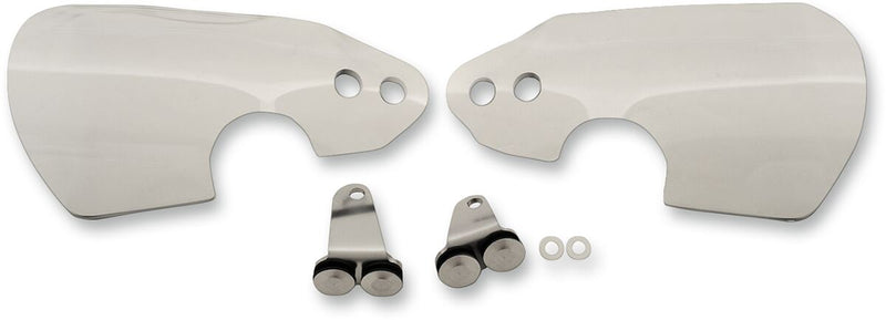 Memphis Shades Ghost Handguards with Cut-Outs for Low Profile Turn Signals for Various Various Harley-Davidson Motorcycles (See Fitment List) Gloss| White